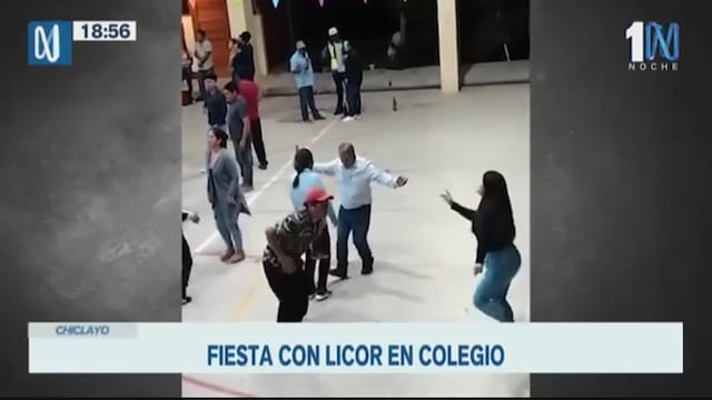 Chiclayo: utilizan colegio para realizar fiesta y beber alcohol