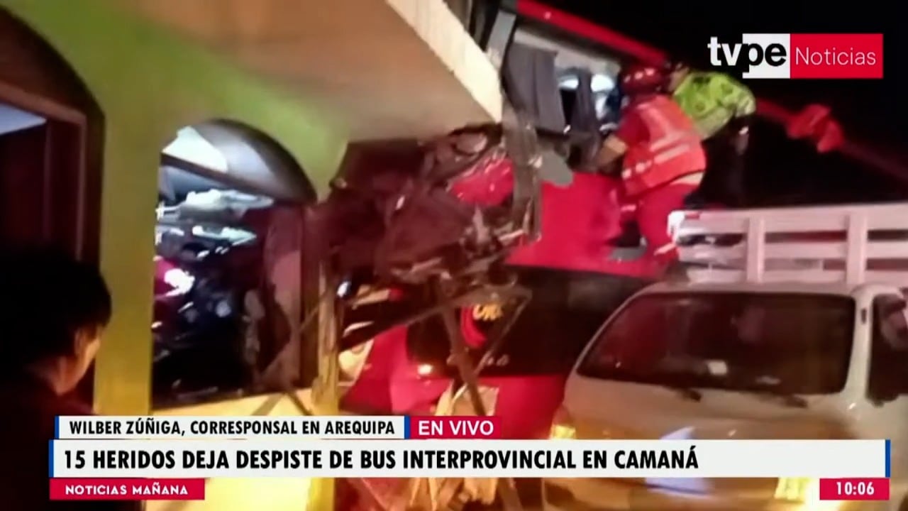 El accidente en Camaná, Arequipa, dejó más de 50 heridos. (TV Perú)