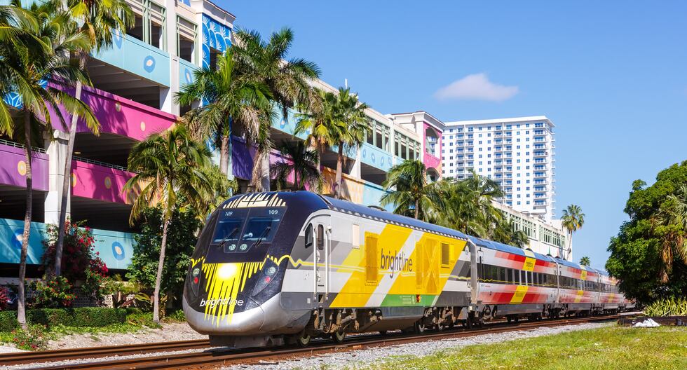 Los trenes de Brightline podrán tomarse tanto desde el centro de Miami como de Aventura o Fort Lauderdale.
