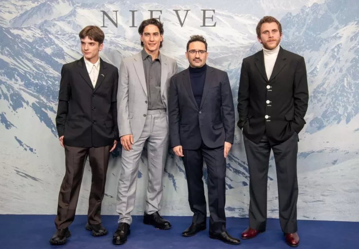 Director y protagonistas de 'La sociedad de la nieve' se pronunciaron tras nominación de la película al Oscar. (Foto: Europa Press)