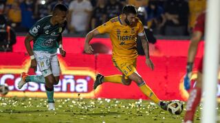 Tigres le volteó el partido a León en los minutos finales con goles de Thauvin y Gonzáles 