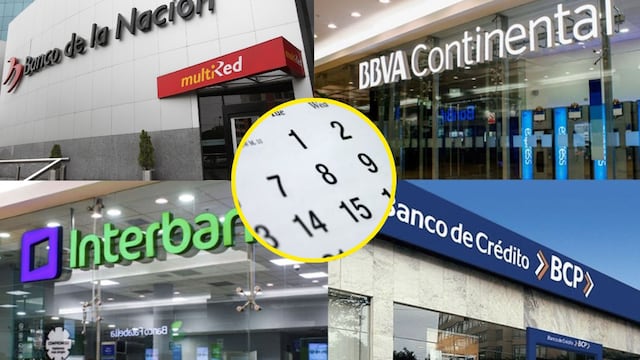¿Abren los bancos este lunes 7 y feriado 8 de octubre en Lima? Revisa los horarios del BCP, BBVA, Interbank y Banco de la Nación
