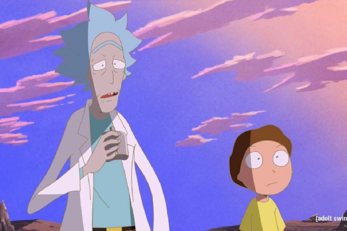Joe Daniels le da voz a Rick y Gabriel Regojo le da voz a Morty en la serie animada "Rick and Morty: The Anime" (Foto: Adult Swim/ Max)
