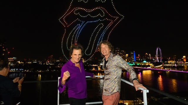 Mick Jagger asiste en Miami al partido de cuartos de final entre Noruega e Inglaterra