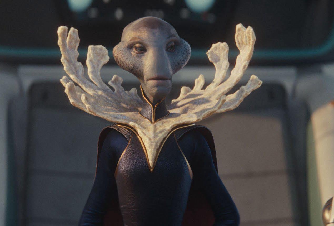 Hannah Waddingham le da voz a la Gran Concejala en la versión en inglés del live-action de "Lilo & Stitch" (Foto: Walt Disney Pictures)