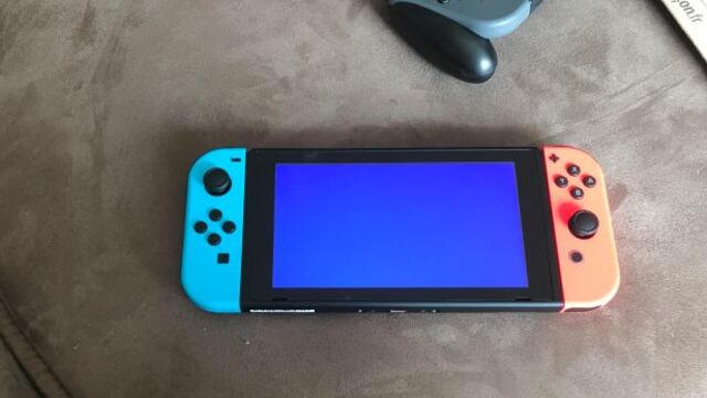 El primer "pantallazo azul de la muerte" de Nintendo Switch