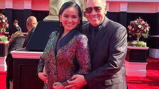 Daniela Darcourt apareció junto a Tito Nieves en los Premios Grammys 2023