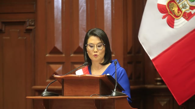 Keiko Fujimori en su mensaje a la Nación: “Hago un llamado a las fuerzas políticas de oposición, tendamos puentes de diálogo”