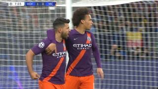 Manchester City vs. Hoffenheim: Agüero anotó el 1-1 por Champions League | VIDEO