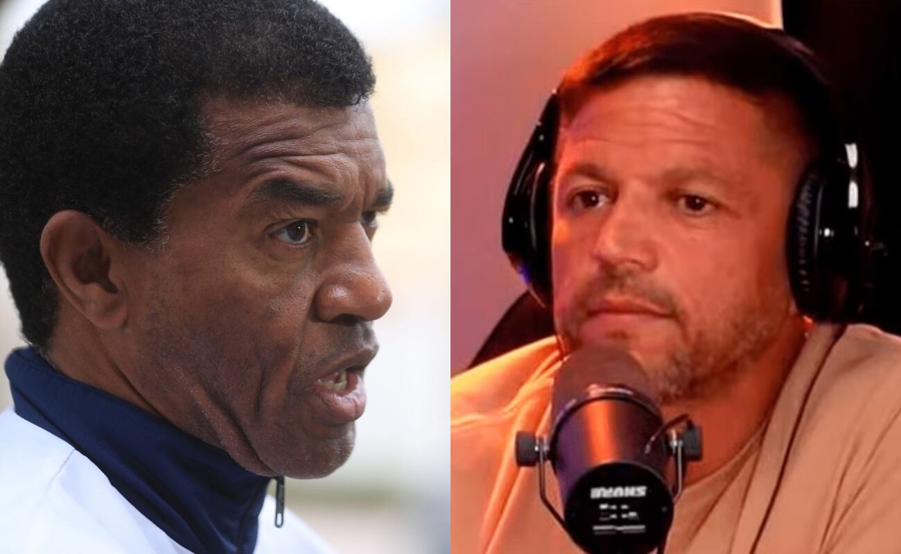 Julio César Uribe encaró a Pedro García: “¿Tú estás con la camiseta de la ‘U’ debajo?” (Foto: Composición GEC)