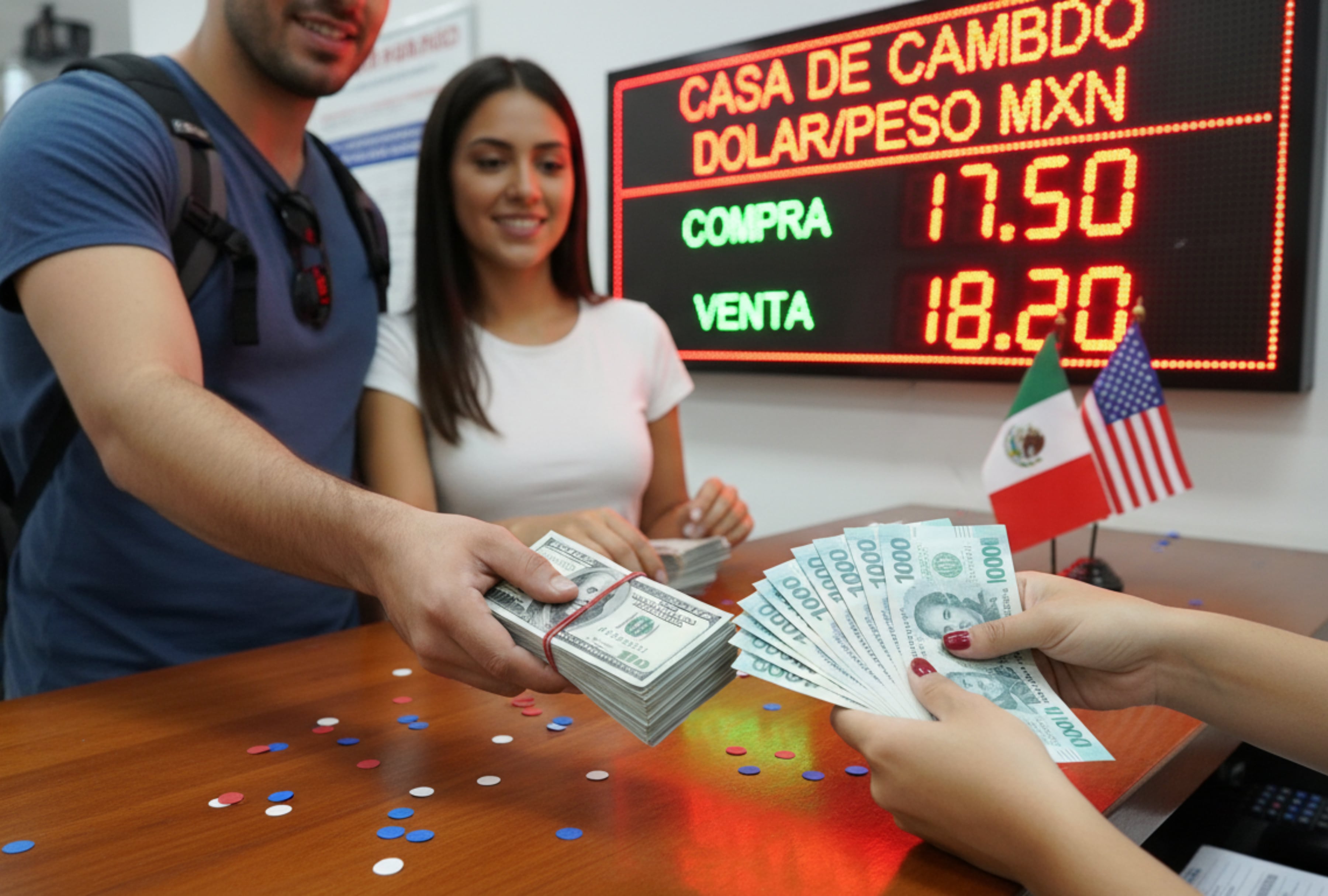Consulta el precio del dólar en México hoy, 10 de diciembre 2025. Revisa la cotización del USD frente al peso mexicano (MXN) en bancos y casas de cambio. | Crédito: Imagen creada por El Comercio MAG usando la IA de Gemini