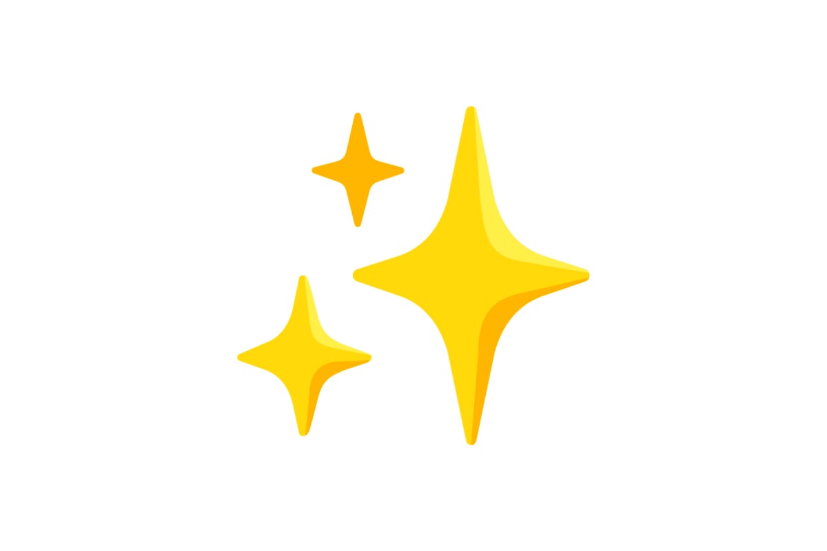 ¿Qué significa realmente el emoji de las tres estrellas en WhatsApp? Aquí te lo contamos todo. (Foto: Emojipedia)