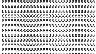 Encuentra el número 6 oculto entre los 8 en solo 8 segundos