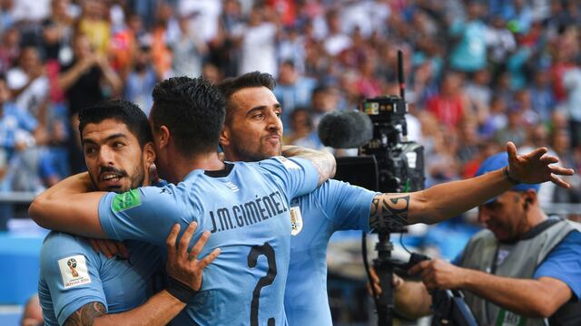 Uruguay clasificó a los octavos de final del Mundial Rusia 2018