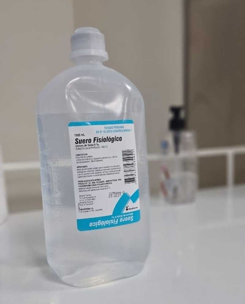 Indecopi se pronuncia sobre lote defectuoso de suero fisiológico. (Foto: Instagram)