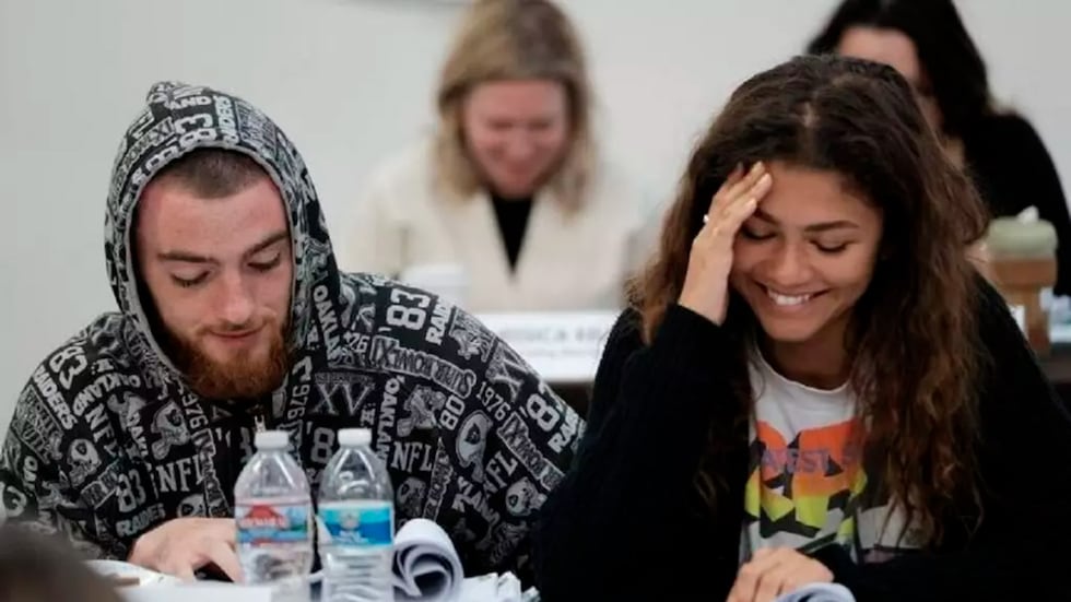 Angus Cloud y Zendaya actúan en "Euphoria".