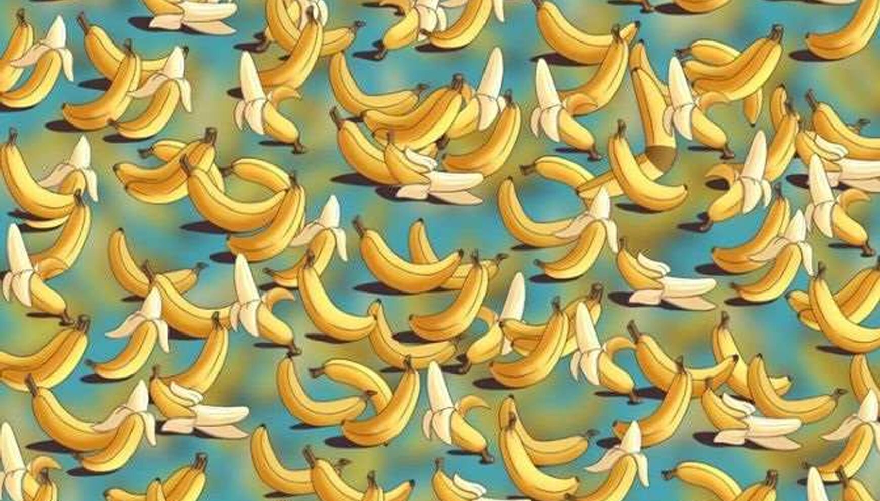 RETO VISUAL | Entre estos plátanos, se esconde un bumerán. ¿Podrás encontrarlo? | Brightside