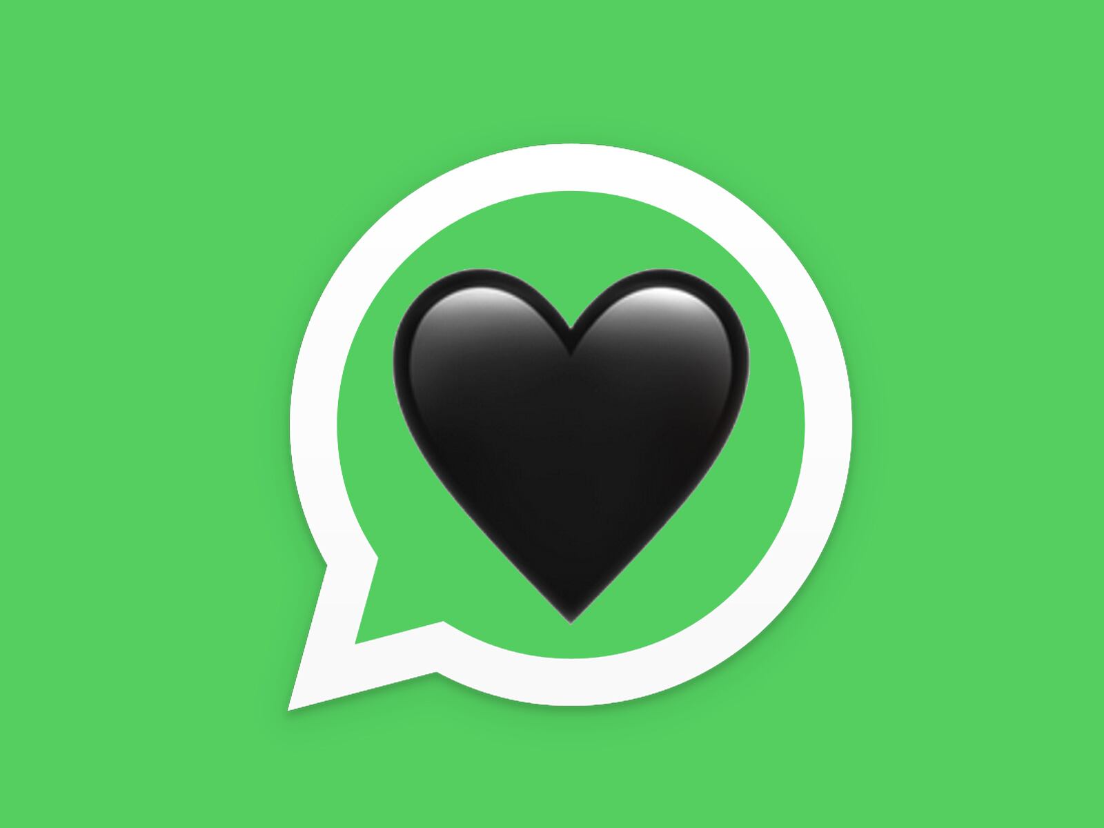 Si quieres el "modo corazón negro" en WhatsApp, entonces sigue estos pasos. (Foto: MAG - Composición)