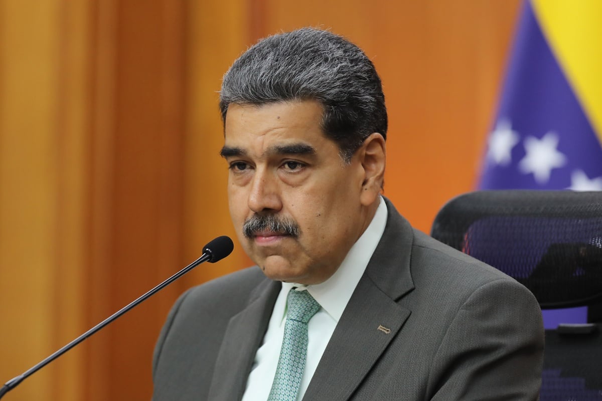 El mandatario venezolano Nicolás Maduro en un acto de gobierno en Caracas, Venezuela, el 28 de marzo de 2025. (Foto de Prensa del Palacio de Miraflores / EFE)