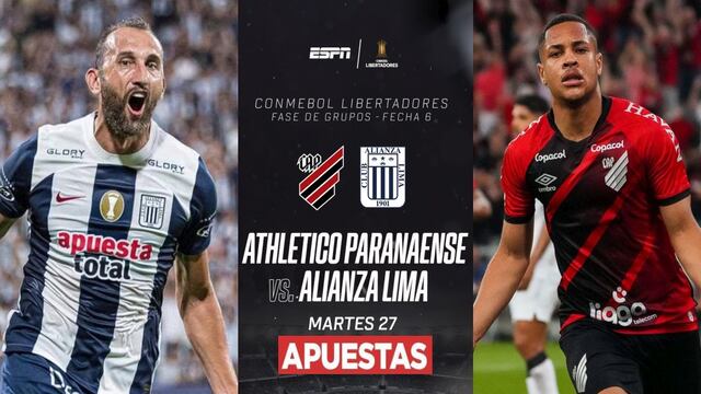 Alianza Lima vs Paranaense hoy: apuestas en vivo del partido por Copa Libertadores