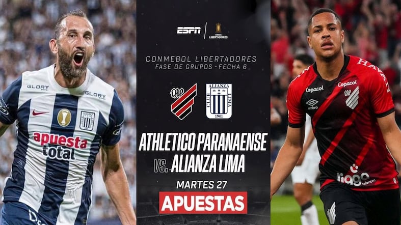 Alianza Lima vs Paranaense hoy: apuestas en vivo del partido por Copa Libertadores