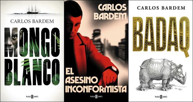 Los tres últimos libros de Carlos Bardem.