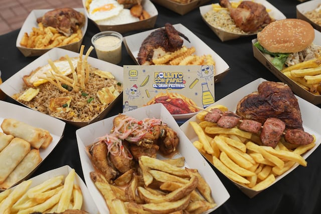 El festival Pollito con papas se realizará el próximo 27 de julio en el Parque de la Exposición y participarán más de 15 pollerías. Conoce algunos de los platos que se servirán.