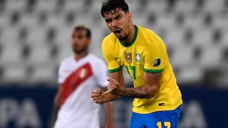 Brasil derrotó 1-0 a Perú con gol de Lucas Paquetá y avanzó a la final de la Copa América 2021