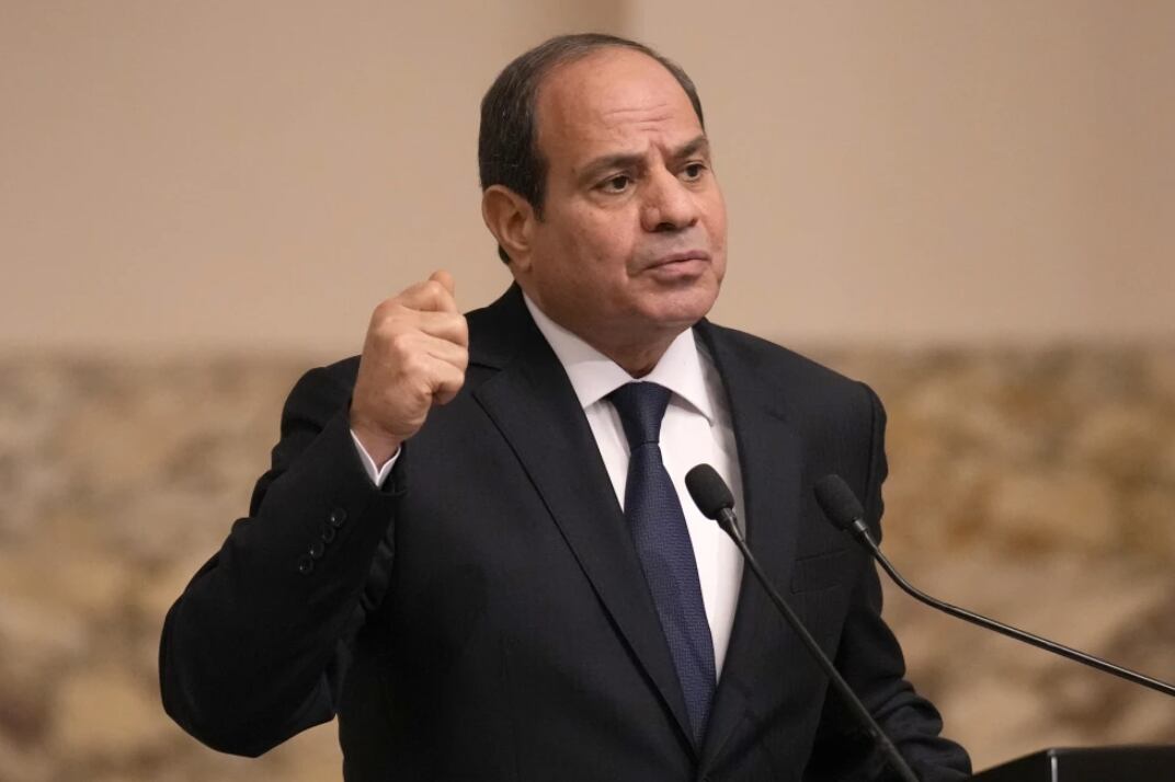 El presidente egipcio, Abdel Fattah el-Sissi. (Foto AP/Christophe Ena, Pool, Archivo)