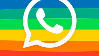 Cómo activar el “modo arcoíris” en WhatsApp