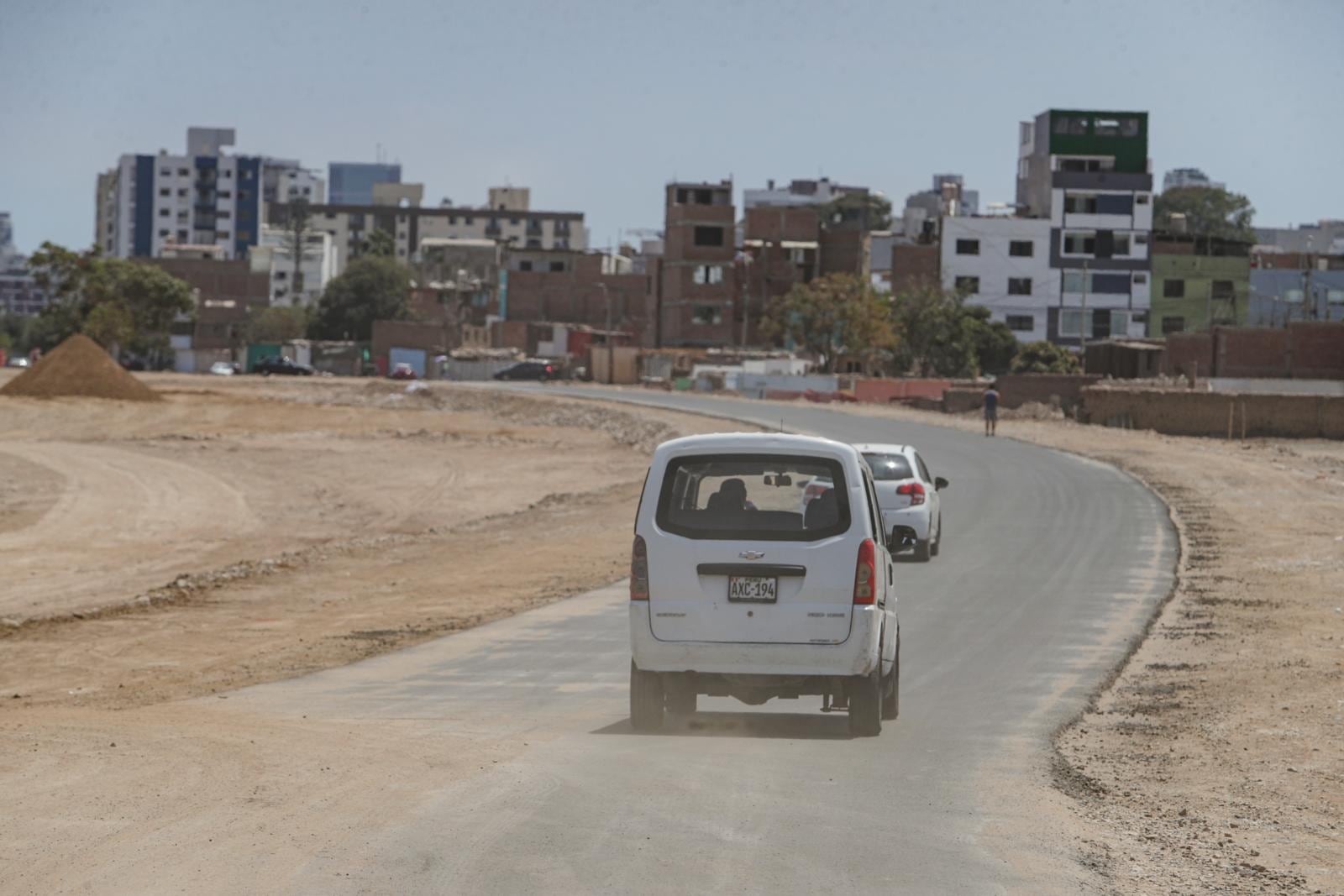 La Vía Expresa Sur es un proyecto de conectividad entre Barranco, Surco y San Juan de Miraflores. Será un corredor vial de 5 kilómetros. (Foto: Julio Reaño)