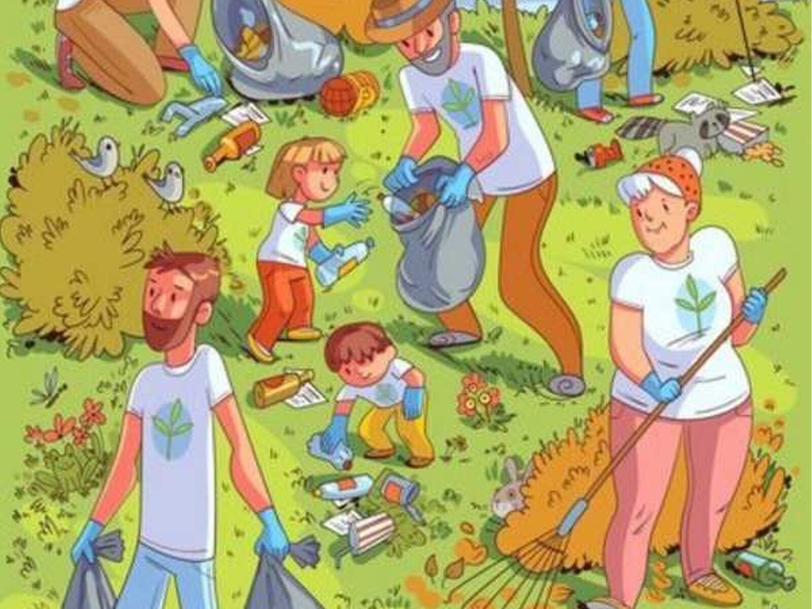 RETO VISUAL | ¿Podrás encontrar los 3 animales escondidos en este desafiante rompecabezas de buscar y encontrar, todo en 17 segundos? | VectorStock