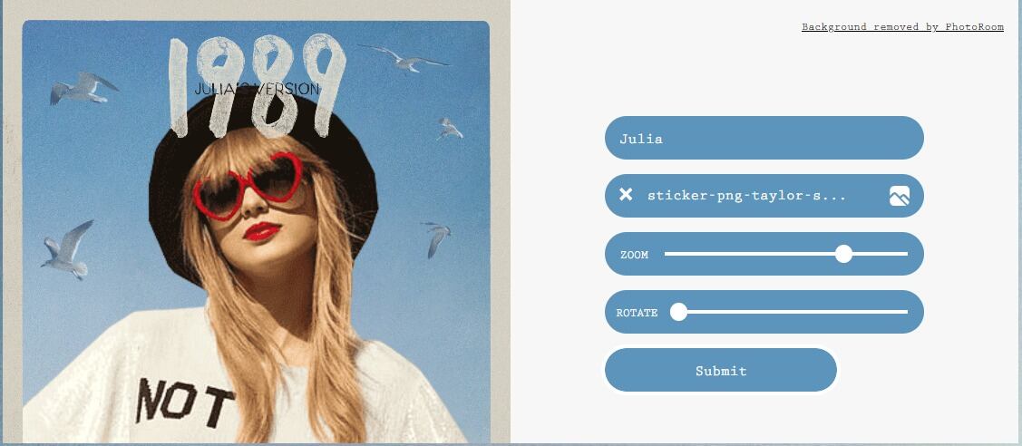 TAYLOR SWIFT |Escribe un solo nombre y sube una foto de tu agrado. (Foto: Taylor Swift)