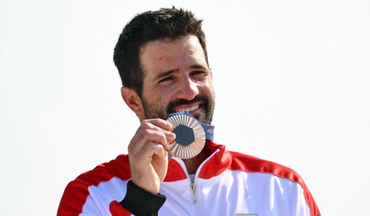 Stefano Peschiera ganó la medalla de bronce en vela en París 2024. (Foto: IPD)