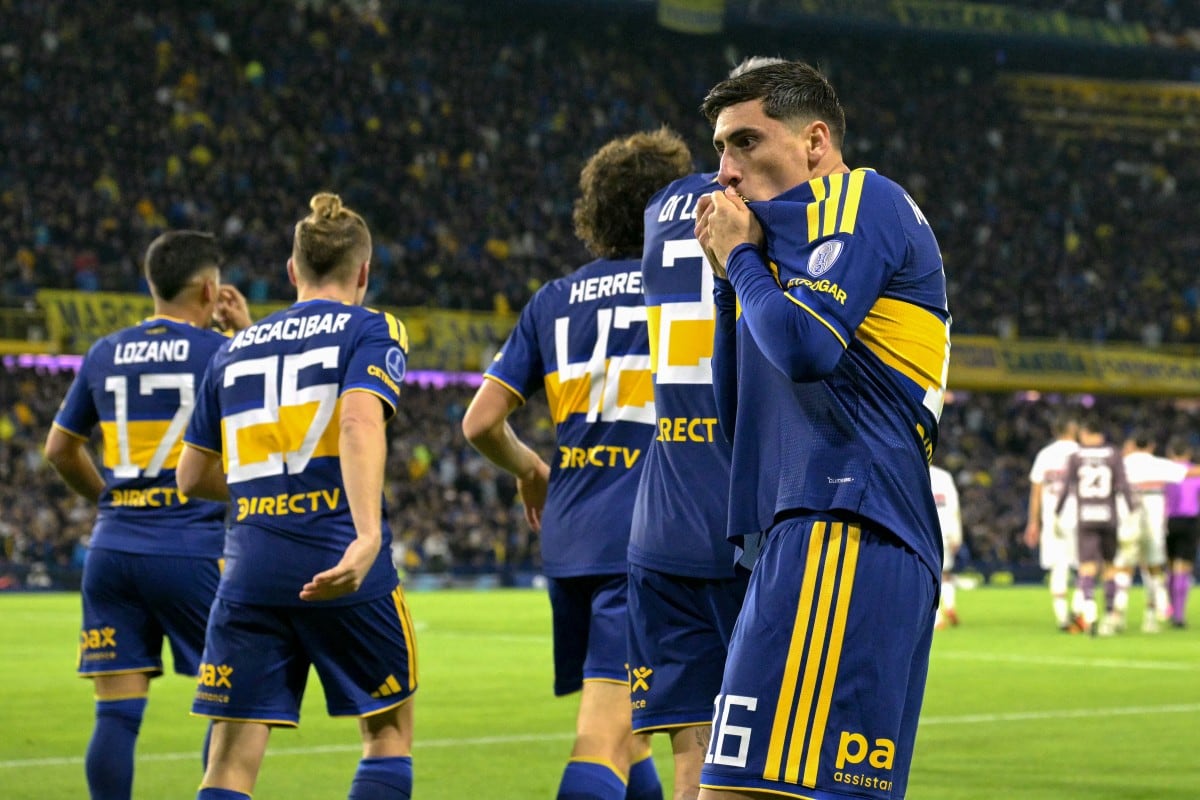 ¡Explotó La Bombonera! Miguel Merentiel marcó el 1-0 de Boca Juniors vs. Sao Paulo por Copa Sudamericana 2026 | VIDEO
