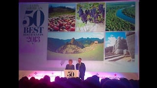 FOTOS: la alegría de Gastón Acurio y Virgilio Martínez en la premiación de los mejores restaurantes del mundo