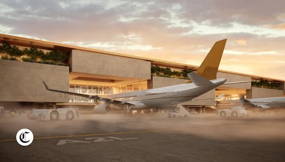 Descubre dónde se construirá y cuándo se inaugurará el aeropuerto más grande del mundo. Imagen: Foster & Partners
