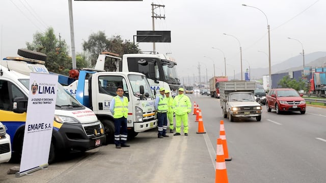 Municipalidad de Lima y Emape ponen en marcha operativo en vías por Fiestas Patrias