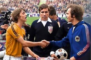 El inédito encuentro entre Cruyff y Beckenbauer: los 17 segundos inéditos de las dos leyendas previo a la final del Mundial 1974
