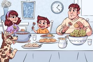 ¿Eres parte del 1%? Encuentra las 2 caras ocultas en la cena en solo 6 segundos