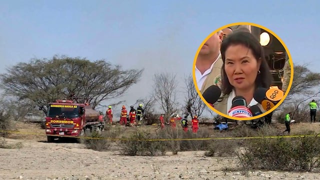 Nasca: presidenta Keiko Fujimori indicó que se evalúa suspensión temporal de aeropuerto tras accidente aéreo