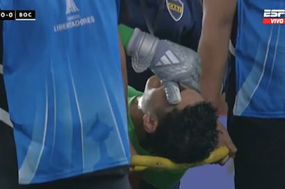 Preocupación en Boca Juniors: Leandro Brey salió entre lágrimas del duelo ante Barcelona SC por Copa Libertadores | VIDEO