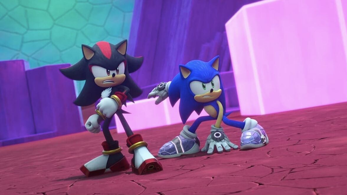 Shadow y Sonic en la serie animada sobre el videojuego (Foto: Netflix)