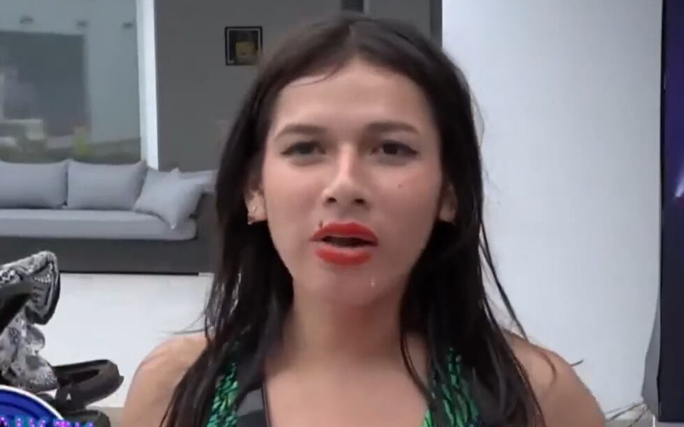 La Uchulú reclamó ante el confesionario que se sientía molesta porque su compañero de reality no le bailó. (Foto: Captura/ATV)