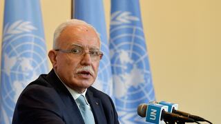Ministro palestino dice en la ONU que Israel “literalmente está borrándonos del mapa”