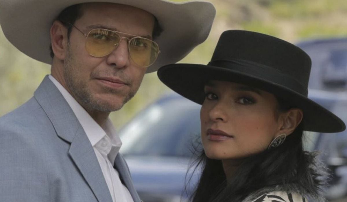 Óscar Reyes y Jimena Elizondo en "Pasión de gavilanes 2" (Foto: Telemundo)