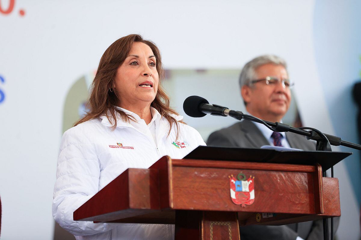Dina Boluarte participó en eventos oficiales a lo largo de la semana sin responder preguntas de la prensa. (Foto: Presidencia)
