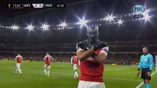 Arsenal vs. Rennes EN VIVO: Aubameyang anotó el 3-0 y celebró con la máscara de la "Pantera Negra" [VIDEO]