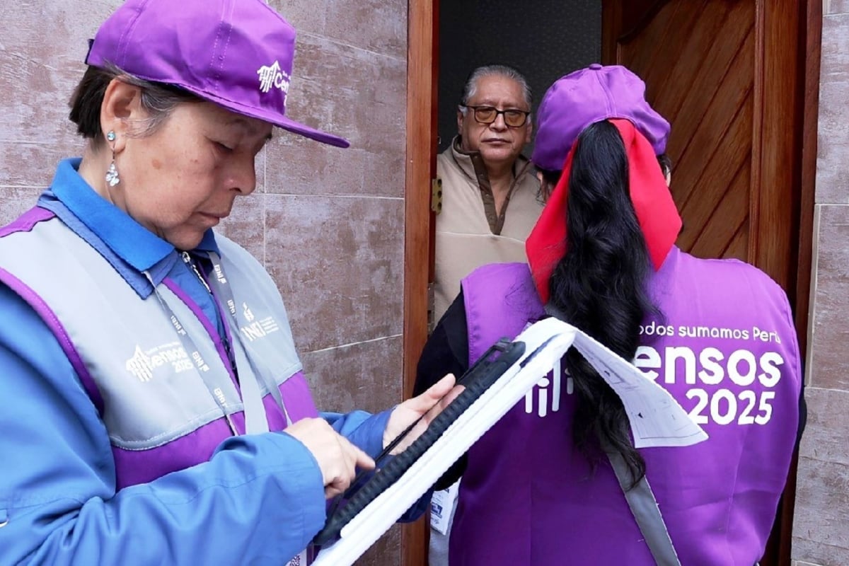 INEI incorpora tecnología y acompañamiento policial para garantizar un censo seguro y eficiente. (Foto: Andina)