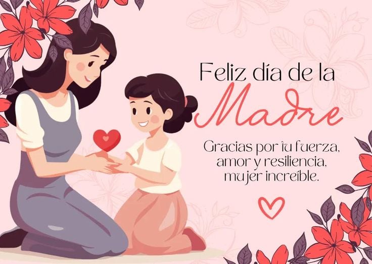 Elige una de estas 20 imágenes para desear un ¡Feliz día de la Madre 2025! si vives en España, para este domingo 4 de mayo. (Foto: Pinterest)
